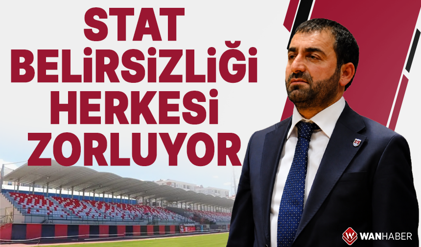 Şahin Aslan: Stat belirsizliği futbolcuları da bizi de zorluyor