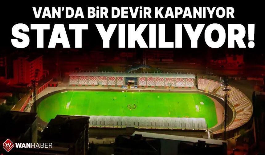 Van Atatürk Şehir Stadı Kullanıma Kapatıldı!