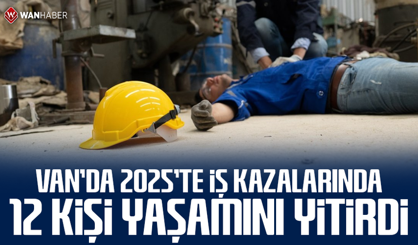 Van'da 2025'te iş kazalarında 12 kişi yaşamını yitirdi