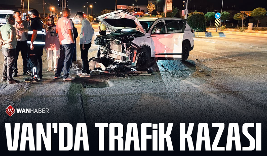 Van'da trafik kazası: 1 yaralı