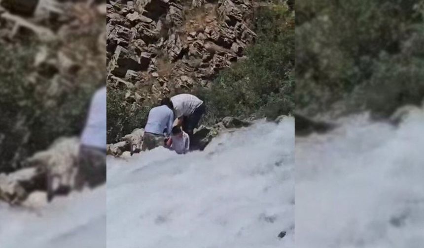 Van'da akıntıya kapılan çocuk son anda kurtarıldı