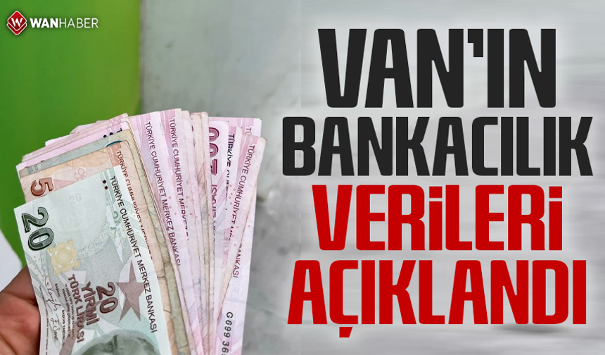 Van'ın bankacılık verileri açıklandı