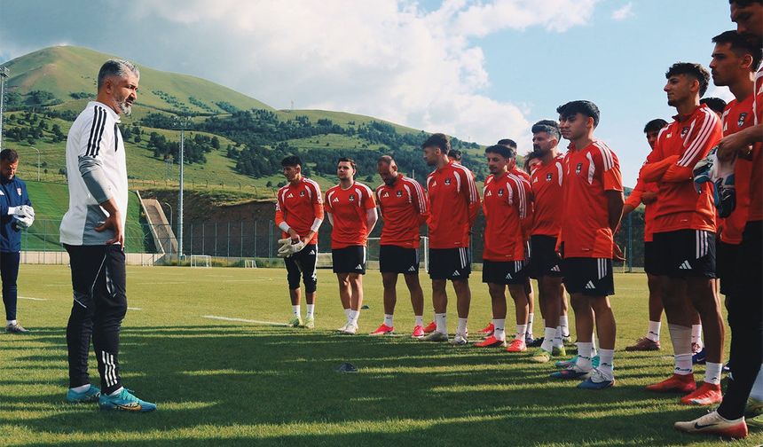 Vanspor FK'nın Erzurum kampından görüntüler