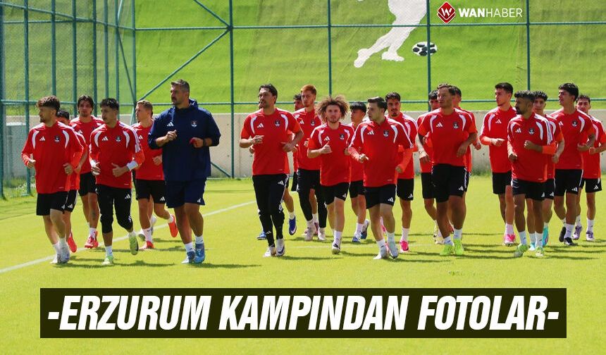 Vanspor FK'nın Erzurum kampından görüntüler