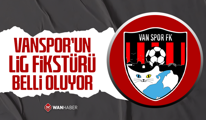 Vanspor'un lig fikstürü belli oluyor