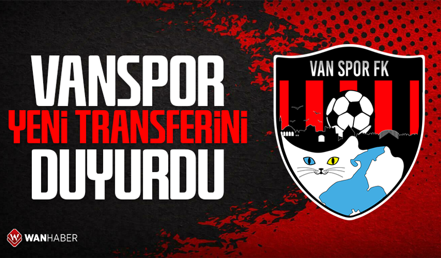 Vanspor yeni transferini duyurdu