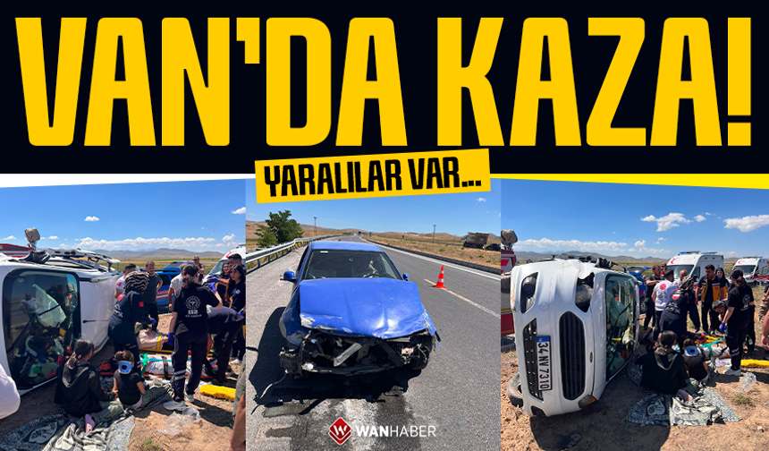 Van'da trafik kazası: 8 kişi yaralandı