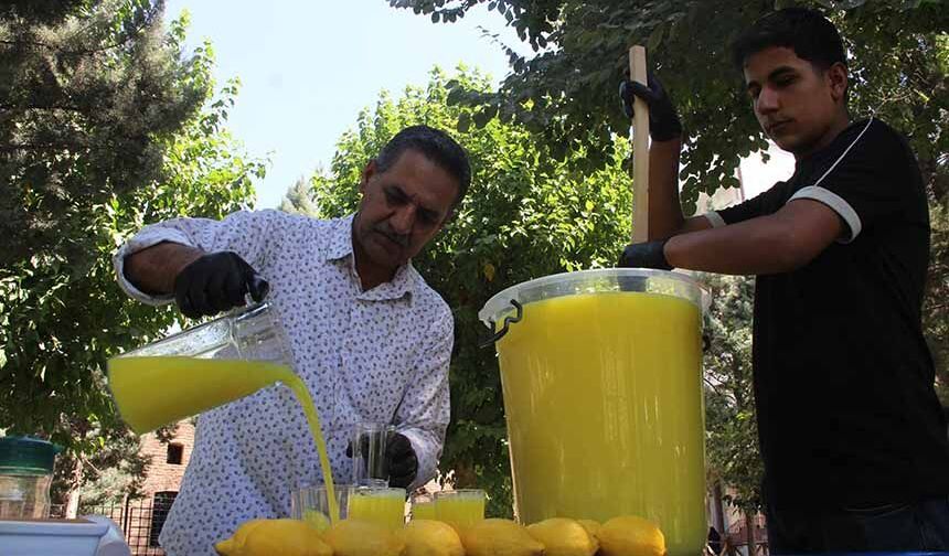 Cizre'de yaz aylarının serinleten lezzeti: Cizre limonatası