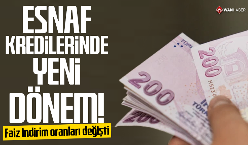 Esnaf Kredilerinde yeni dönem!