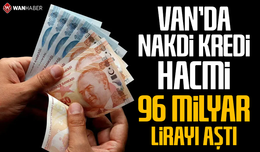 Van'da nakdi kredi hacmi 96 milyar lirayı aştı