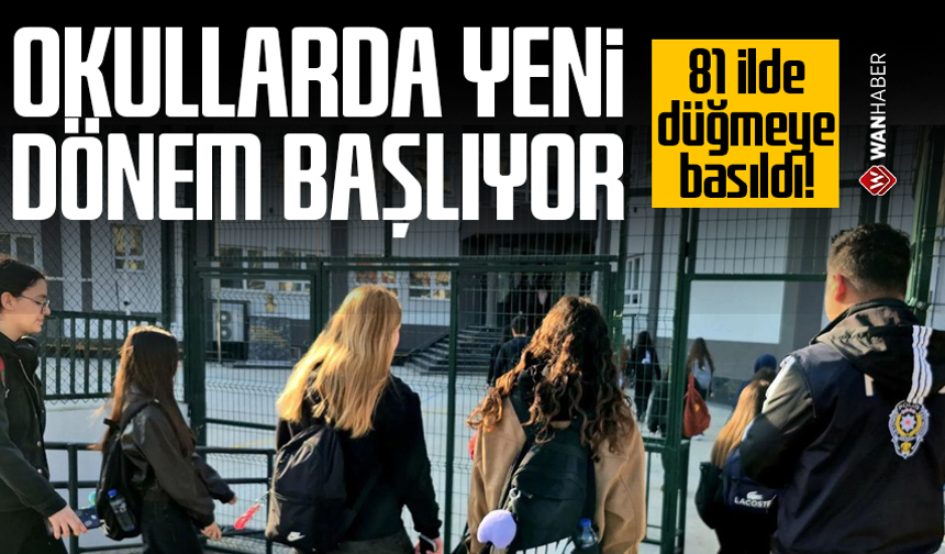 81 ilde düğmeye basıldı! Okullara 30 bin yeni güvenlik görevlisi