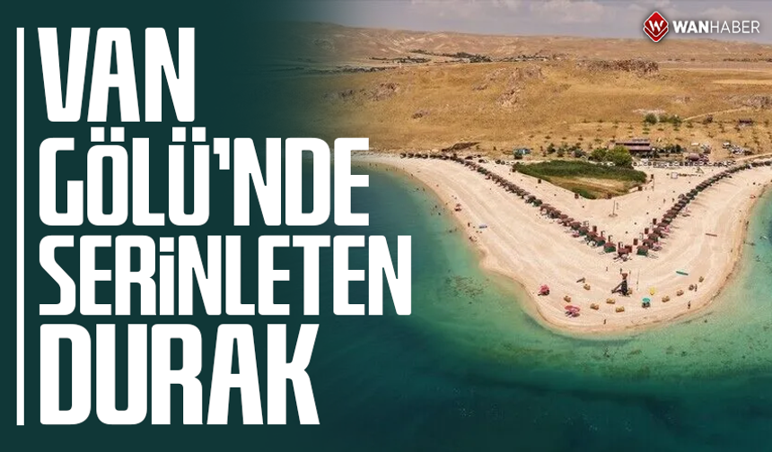 Van Gölü'nde serinleten durak