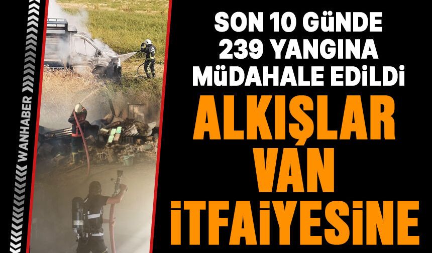 Van itfaiyesinden rekor müdahale!