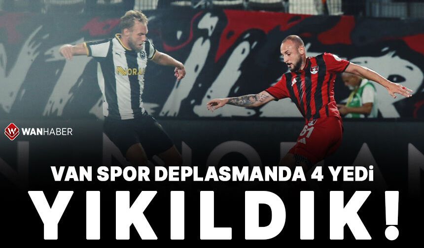 Vanspor FK, Manisa deplasmanında ağır darbe aldı!