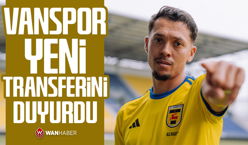 Vanspor yeni transferini duyurdu