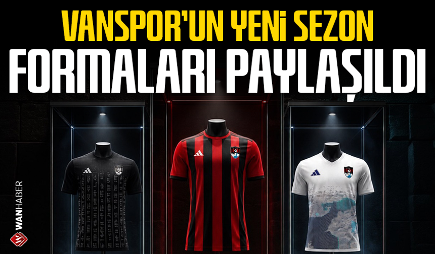 Vanspor'un yeni sezon formaları paylaşıldı