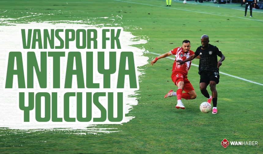 Vanspor FK Antalya yolcusu