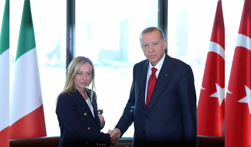 Meloni'den Cumhurbaşkanı Erdoğan'a teşekkür