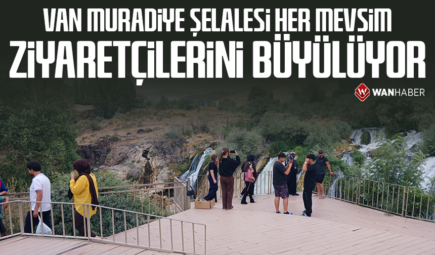 Van Muradiye Şelalesi her mevsim ziyaretçilerini büyülüyor