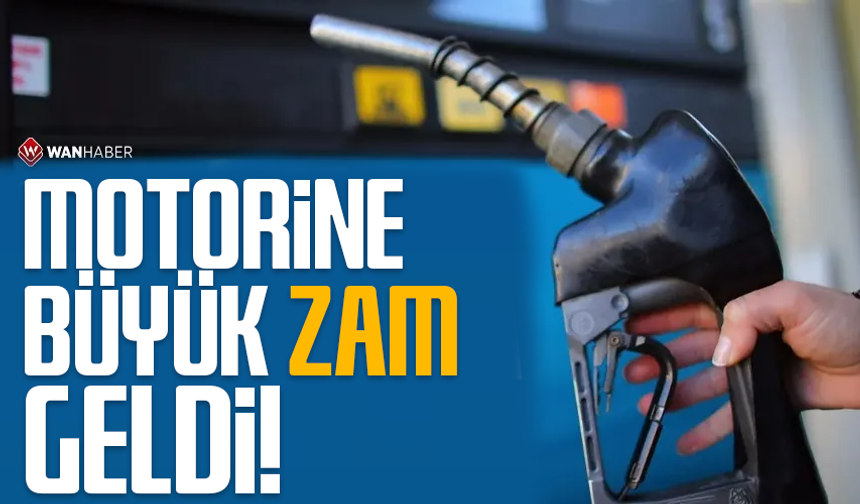 Motorine 6,62 TL zam geldi