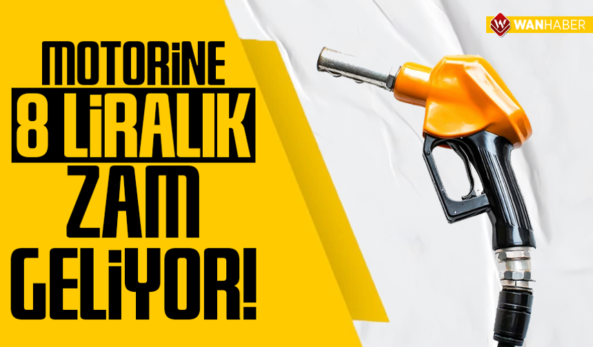 Motorine 8 liralık zam yolda