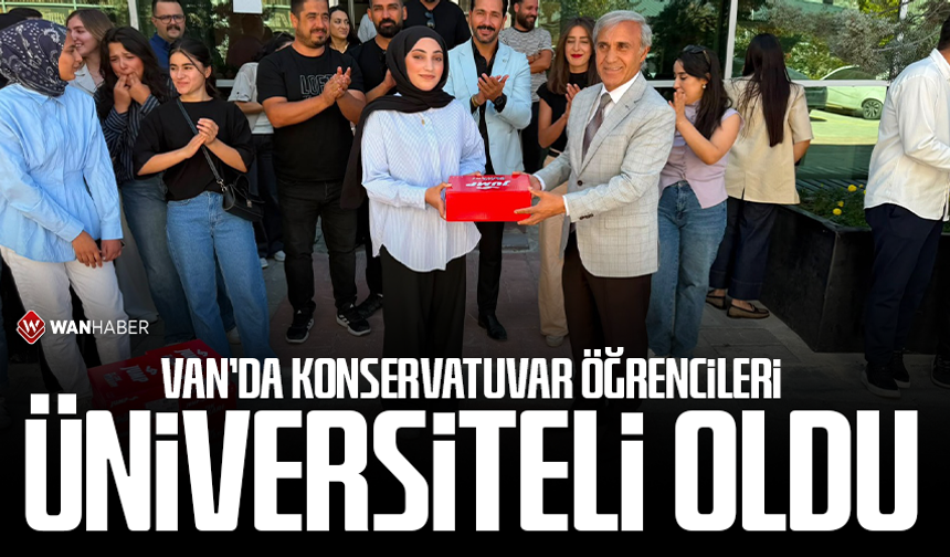 Van’da Konservatuvar öğrencileri üniversiteli oldu