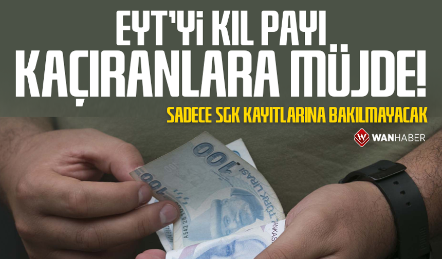 EYT’yi kıl payı kaçıranlara müjde