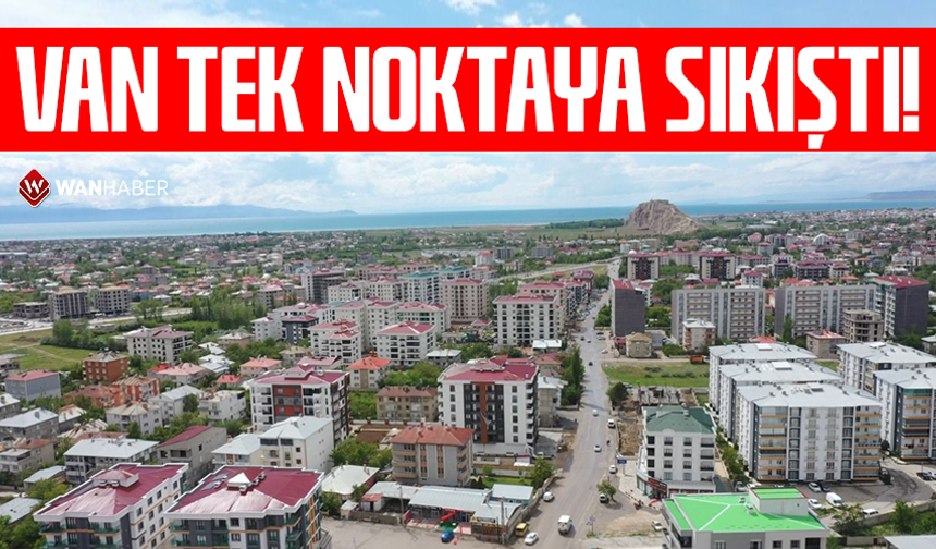 Van tek noktaya sıkıştı!