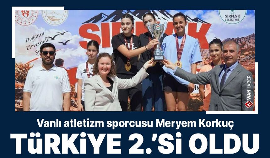 Vanlı atlet Meryem Korkuç'tan büyük başarı!