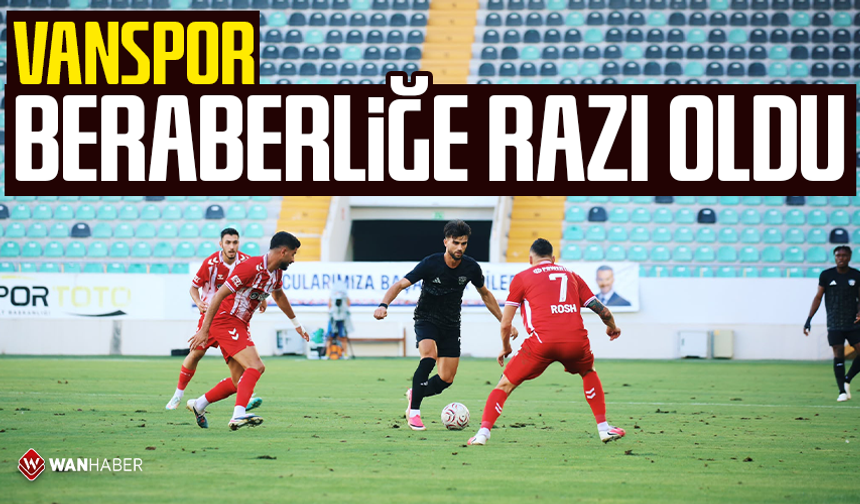 Vanspor 1 puana razı!