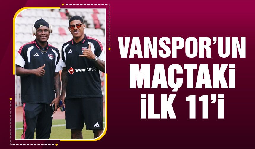 Antalyaspor - Vanspor maçının ilk 11’leri belli oldu