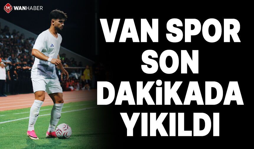 Vanspor son dakikada yıkıldı: 2-2