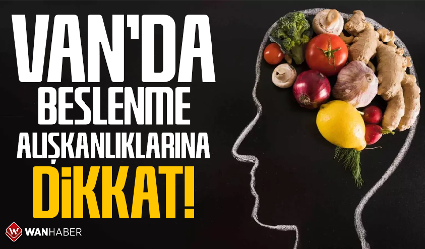 Van’da beslenme alışkanlıklarına dikkat!
