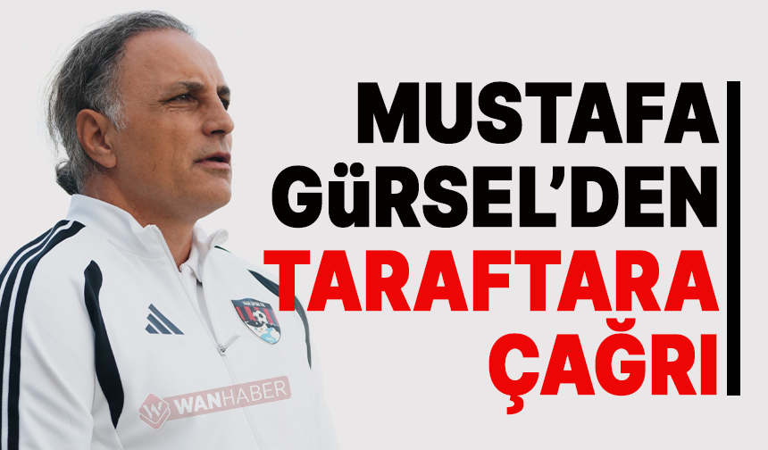 Vanspor’un yeni hocası Mustafa Gürsel’den taraftar mesajı