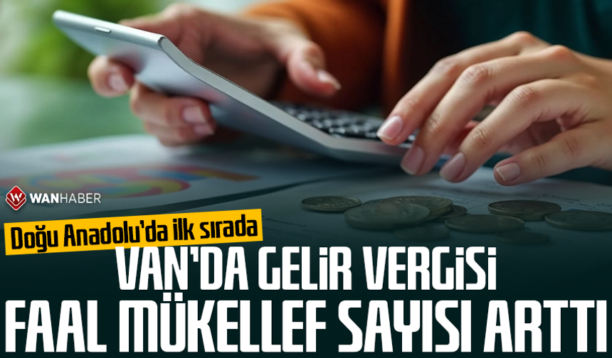 Van’da gelir vergisi faal mükellef sayısı arttı: Doğu Anadolu’da ilk sırada!