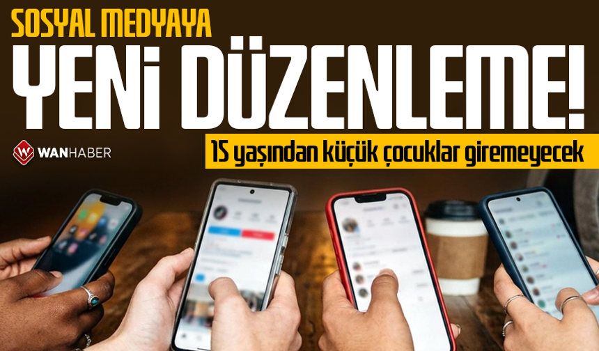 Sosyal medyaya yeni düzenleme! 15 yaşından küçük çocuklar giremeyecek