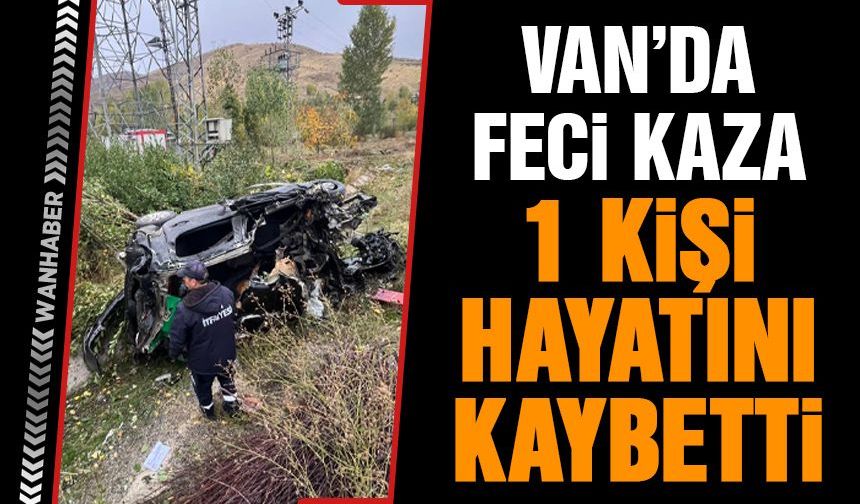 Van'da otomobil takla attı: 1 ölü!