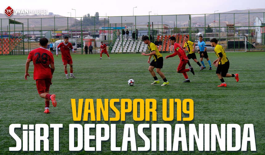 Vanspor U19 Siirt deplasmanında