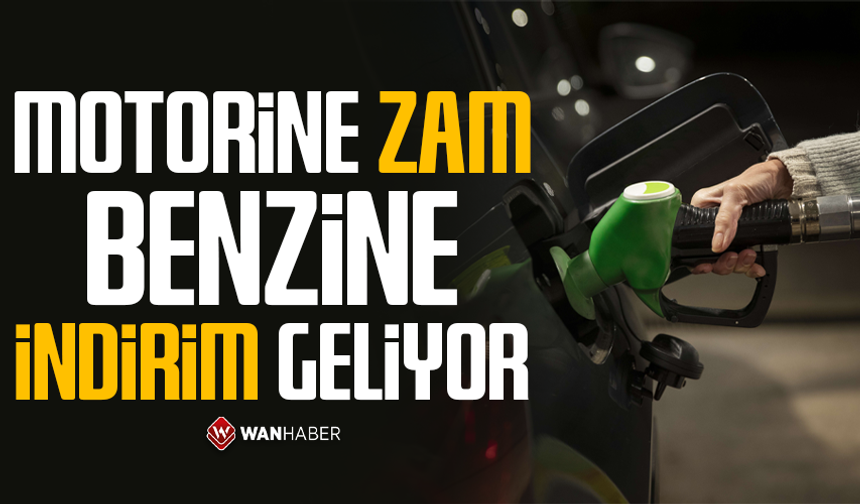 Motorine zam, benzine indirim indirim geliyor