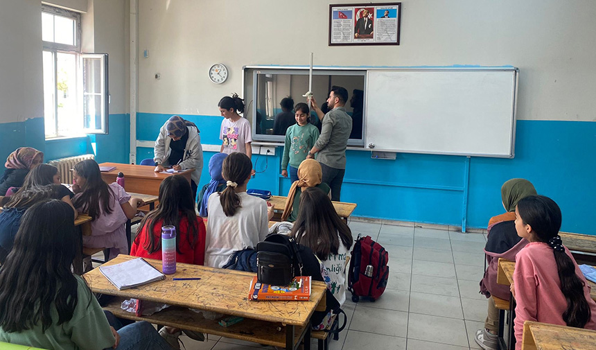 Erciş’te Öğrencilere Sağlık Taraması Yapıldı