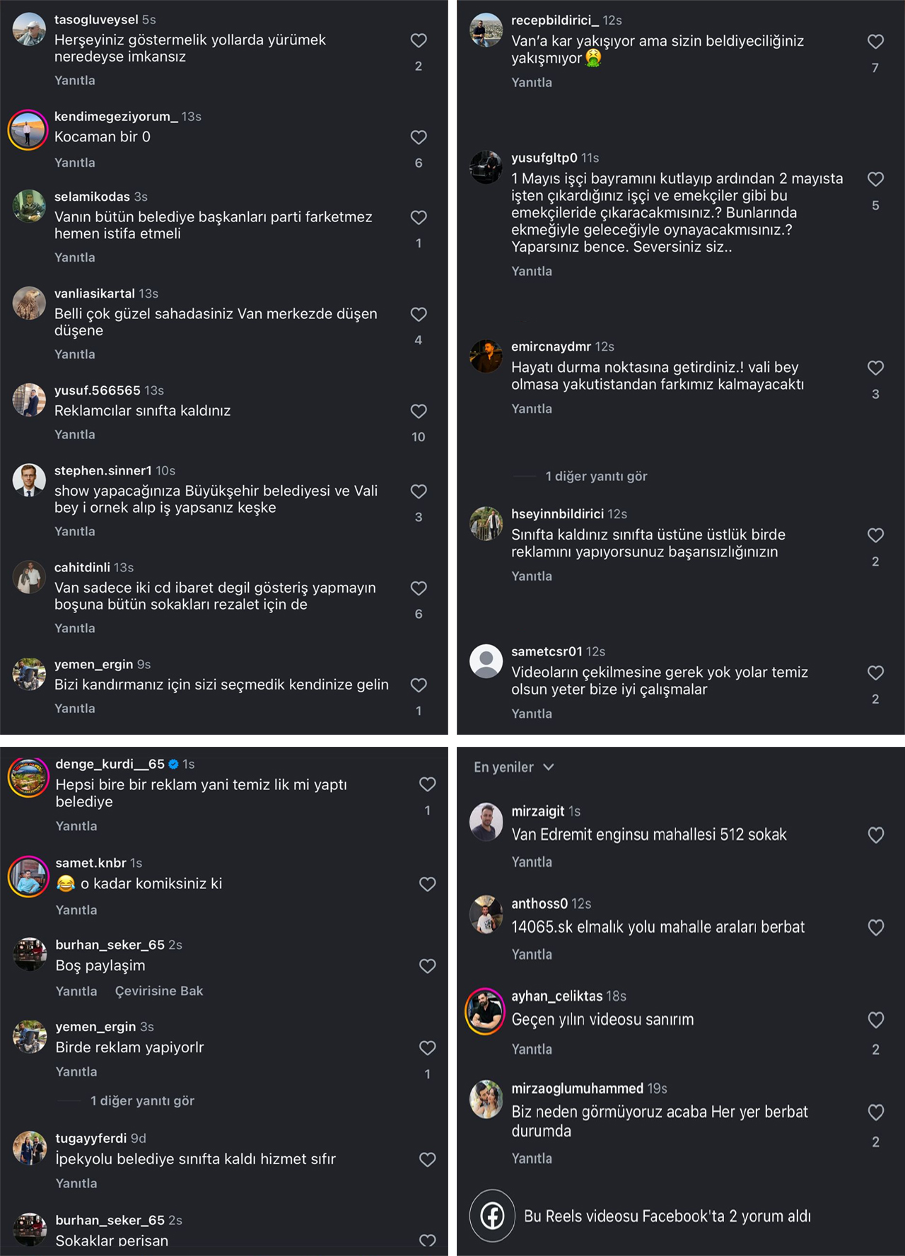 Sosyal Medyada Van Yorumları 4