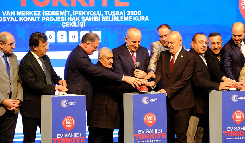 Van TOKİ kura sonuçları belli oldu