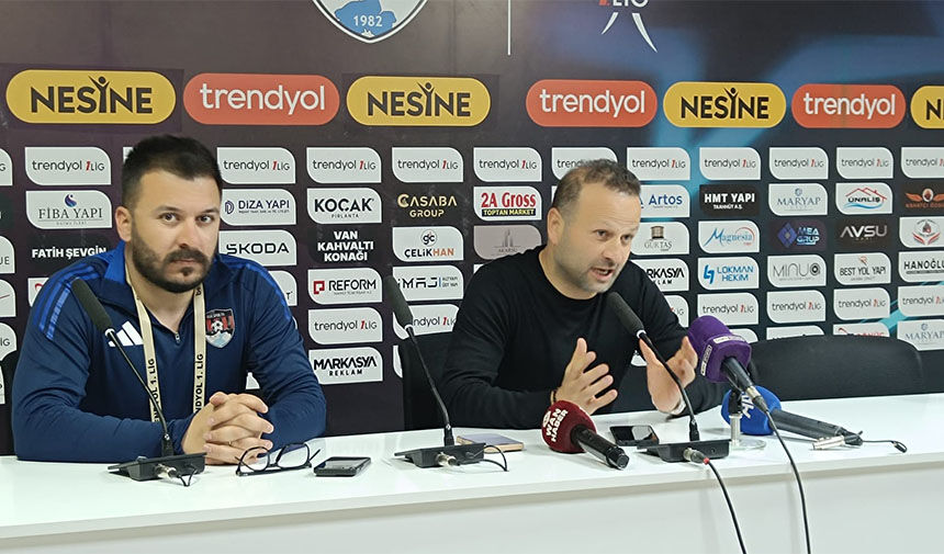 Vanspor Teknik Direktörü Korkmaz: Play-off’tan uzaklaştığımız için üzgünüz!