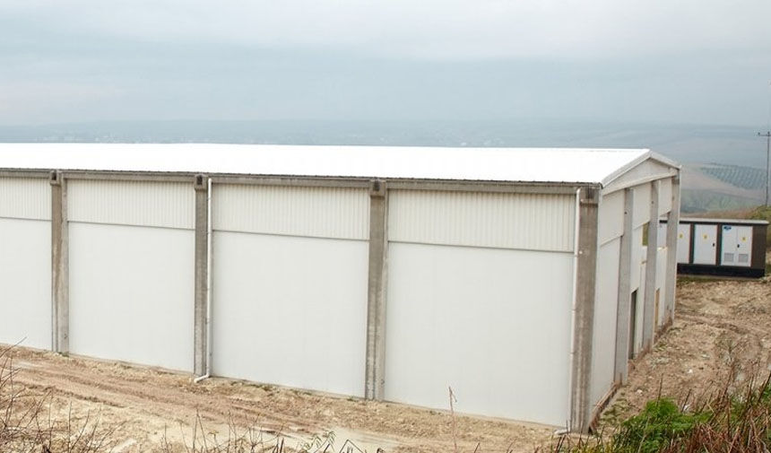 Van'da soğuk hava deposu yapım işi