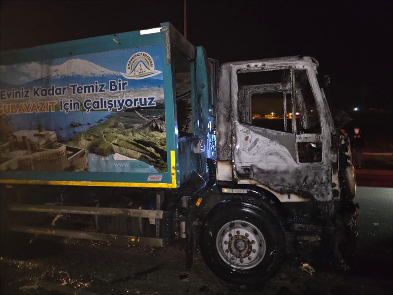 Tusba Belediyesi Kamyon Yangını 2