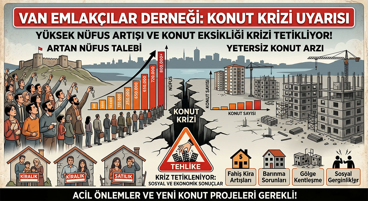 Van Konut Krizi Buyuyor