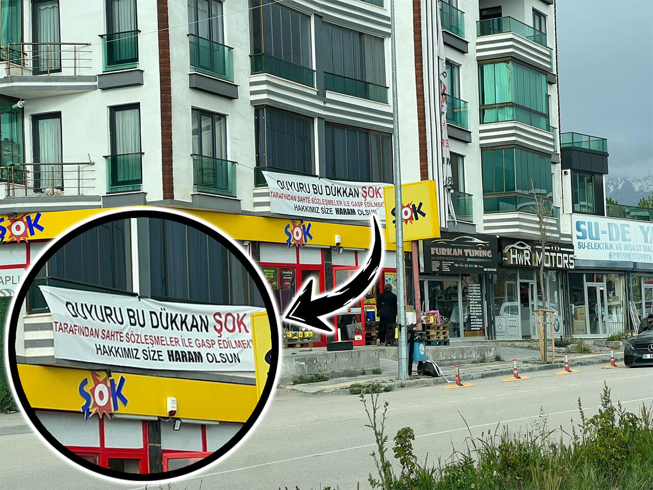 Sok Market Pankart Van 1