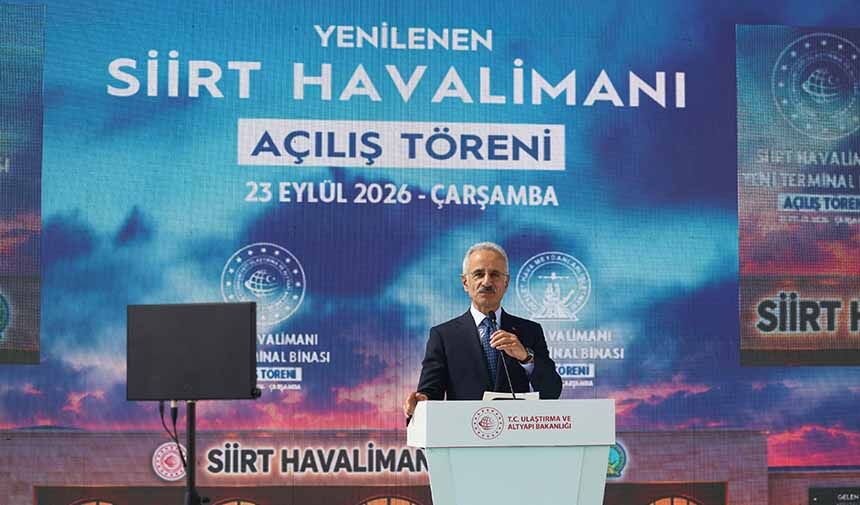 Bakan Uraloğlu: "Siirt’i yeniden gökyüzüyle buluşturduk"