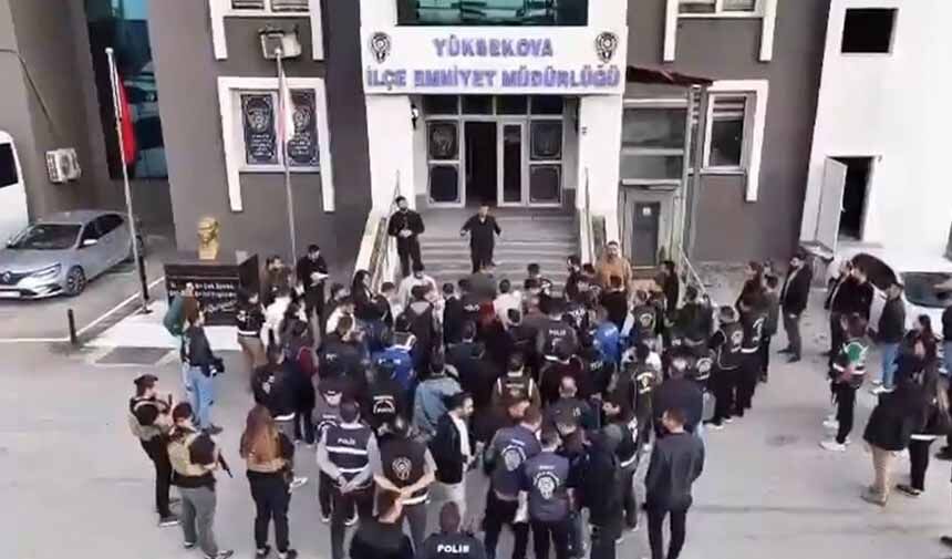 Yüksekova'da yasa dışı bahis operasyonu: 46 gözaltı