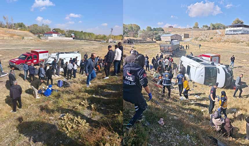 Van'daki feci kazada polis memuru hayatını kaybetti